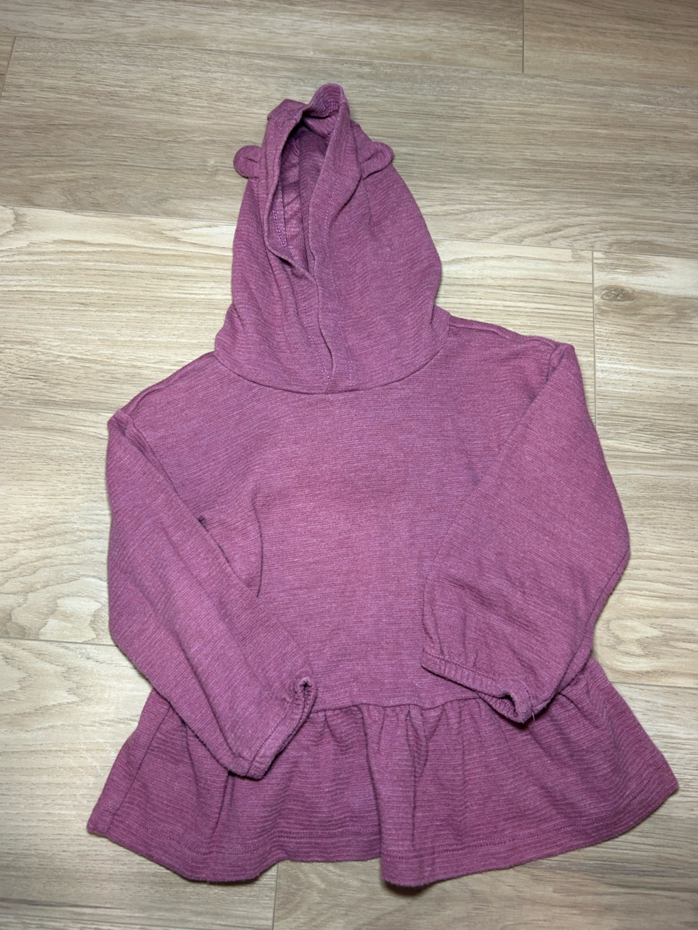 child of mine Dusty Rose Knit Hooded Pullover